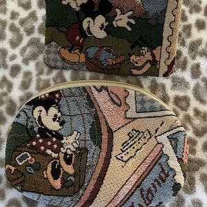 Disney Tapestry Pouch Set